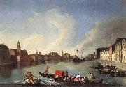 RICHTER, Johan View of the Giudecca Canal oil